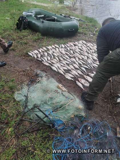 На Кіровоградщині чоловік наловив риби майже на 282 тис грн